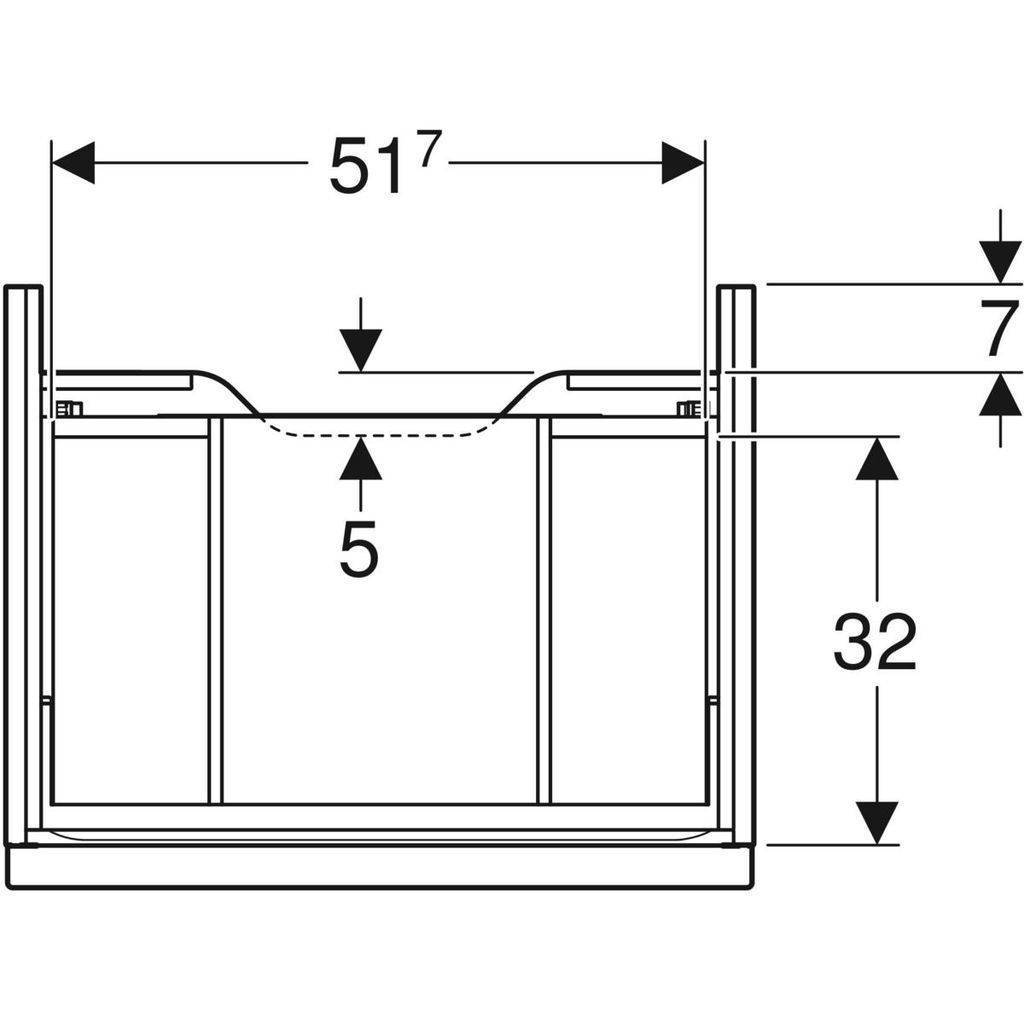 502310011_03 iCon vanity unit for washbasin, with one drawer, 60cm