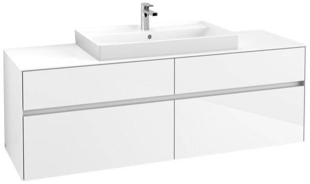 Villeroy & Boch Collaro Waschtischunterschrank 1600 x 548 x 500mm, mit LED Beleuchtung