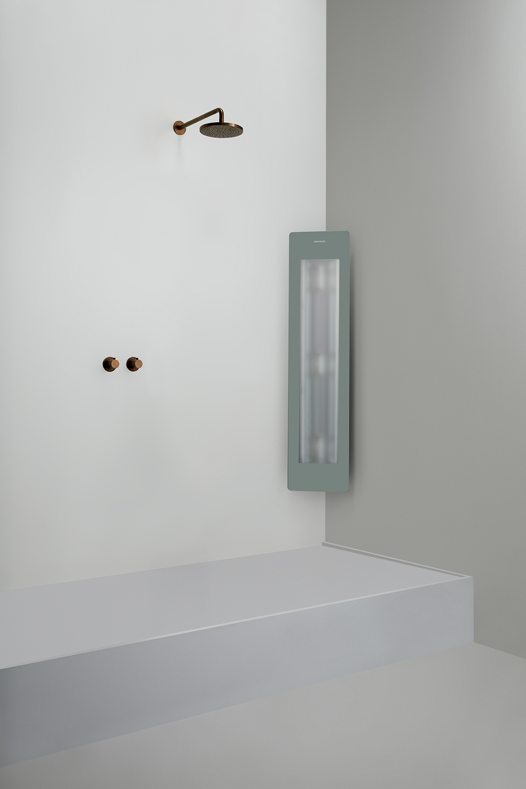 Round Line Plus/M Infrarot und UV-Stahler für Dusche