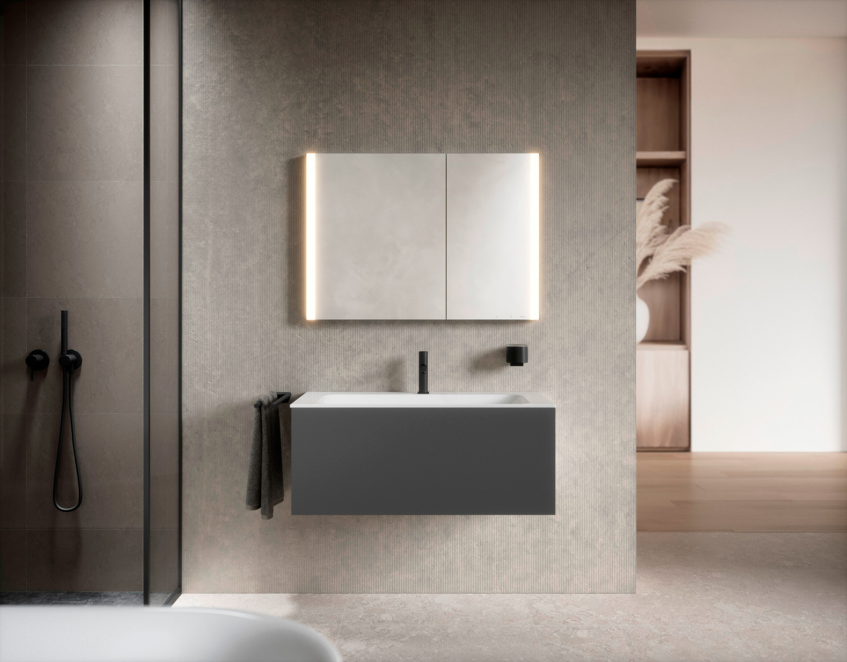 311201450039 Royal ALVEUM LED Spiegelschrank 100cm