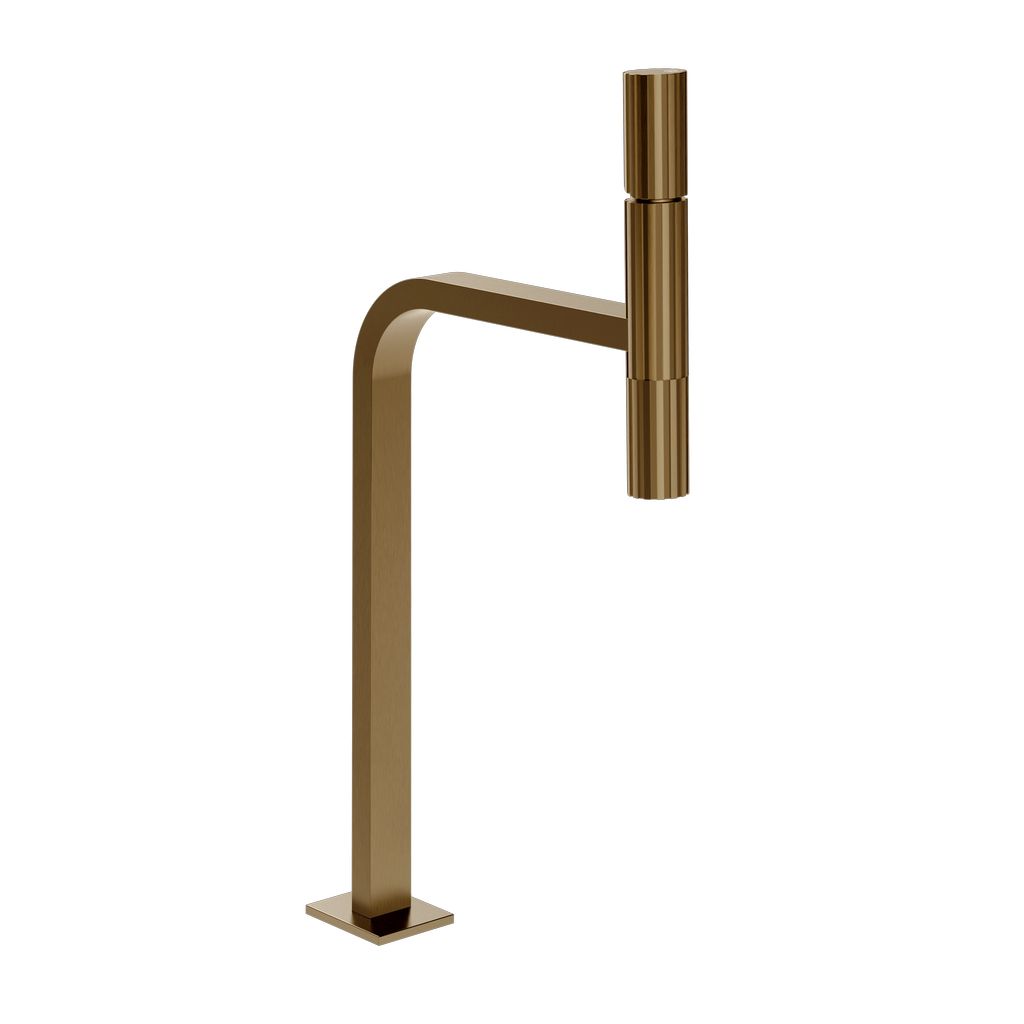 Gessi Incastri Waschtisch-Einhebelmischer Deep bronze gebürstet PVD
