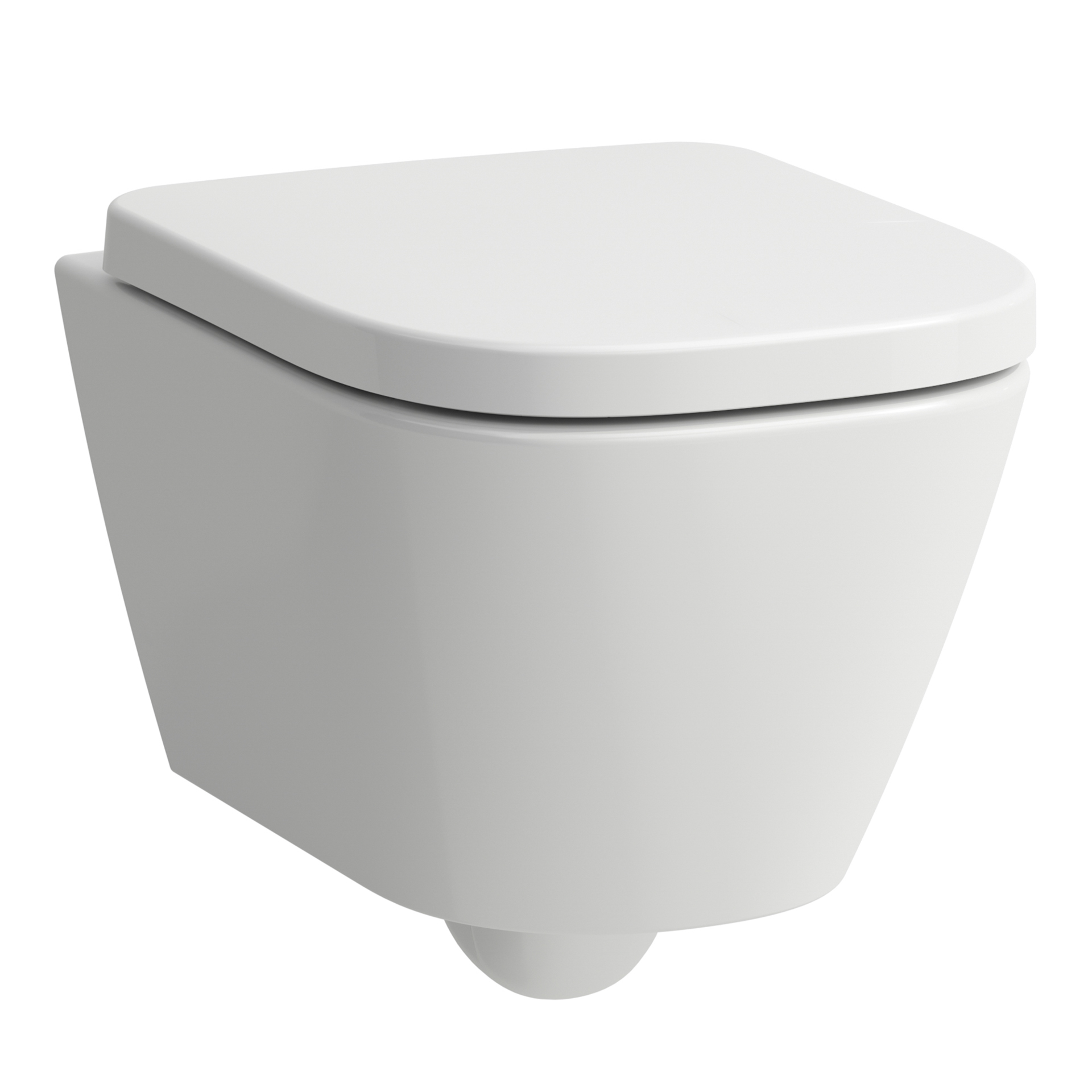 MEDA Advanced rimless wall-hung WC Compact, Silent Flush