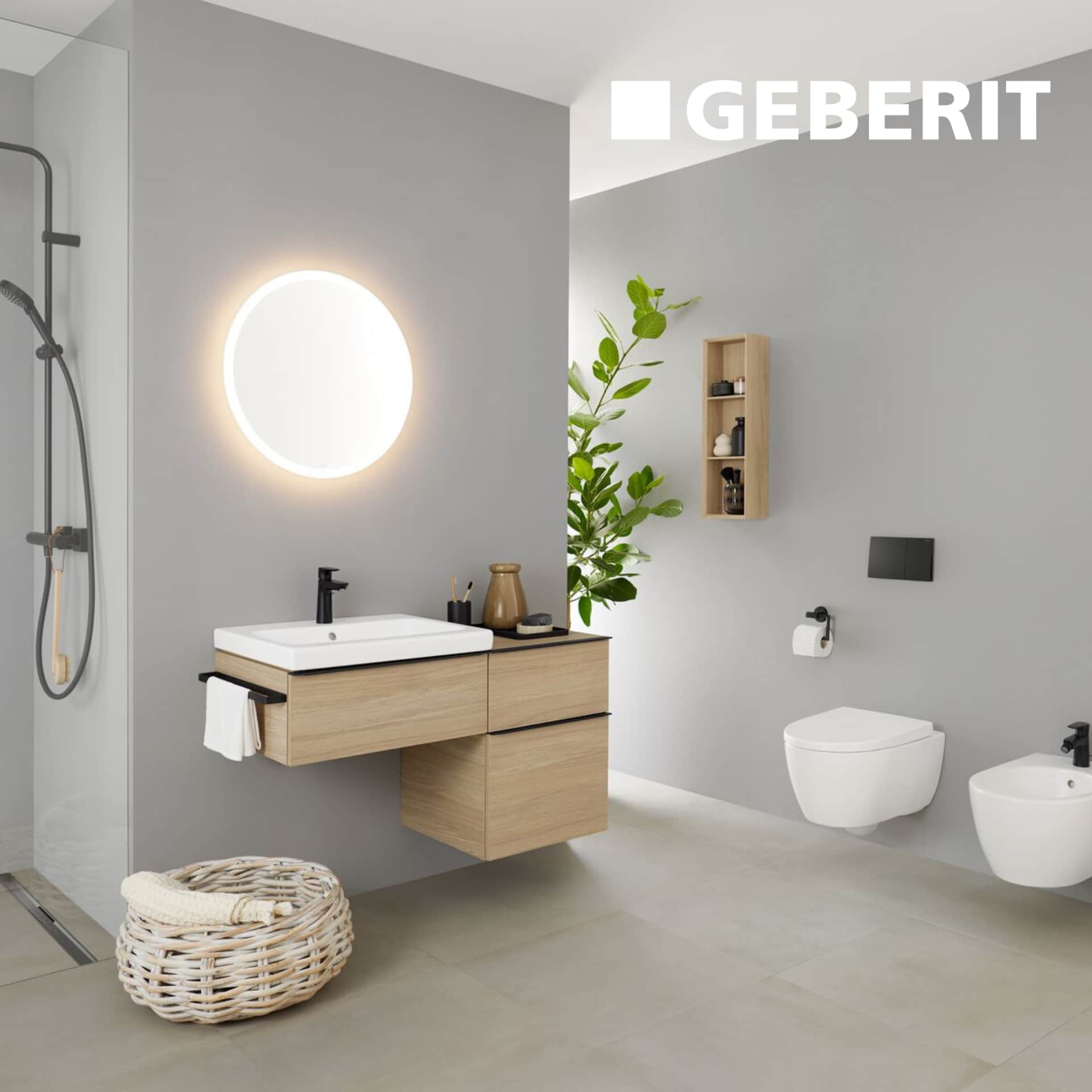 Geberit Badezimmereinrichtung.