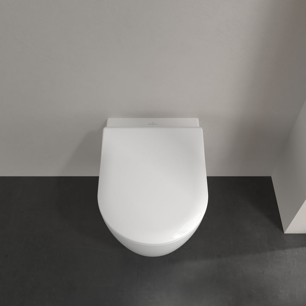 5656RSR1_02 Avento Combi-Pack wall-hung WC without flush rim, seat with QuickRelease and SoftClose