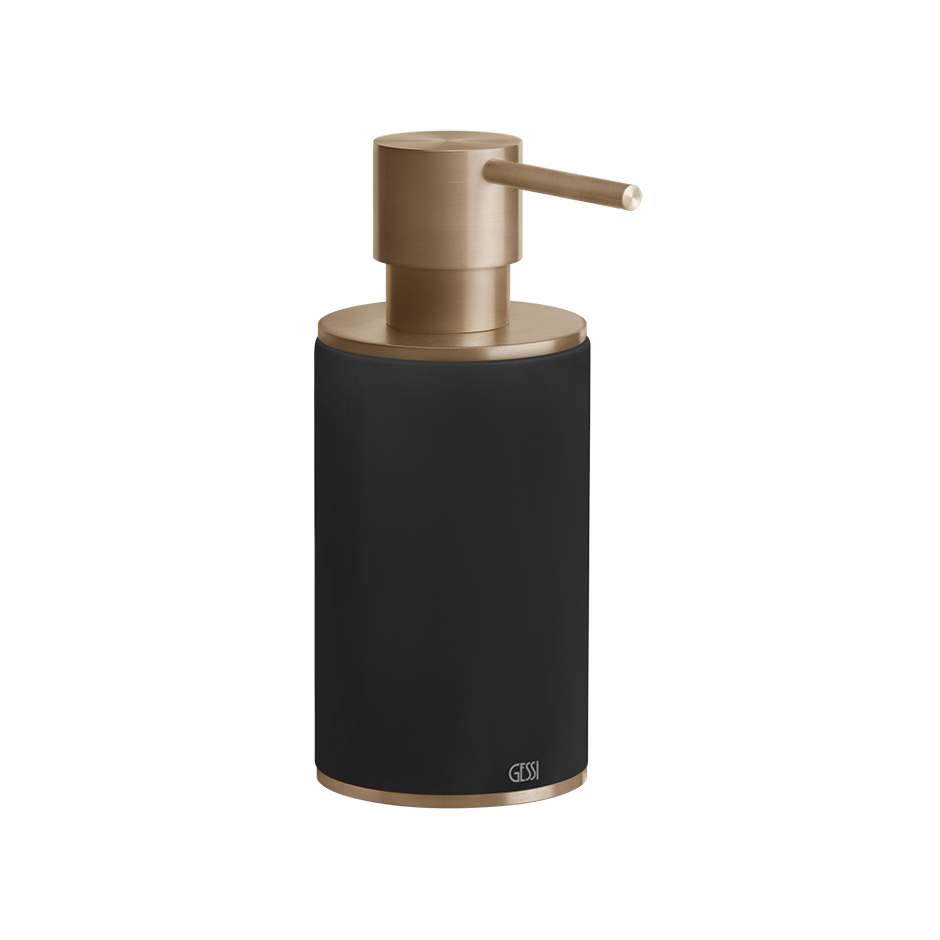 Gessi 316Accessoires Stand-Seifenspender Glas dunkel