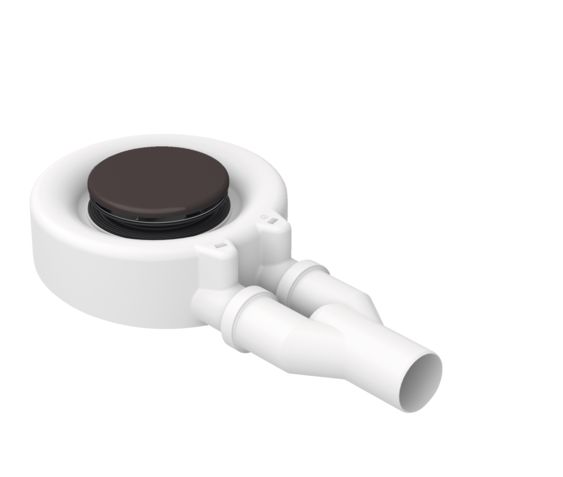 Ablaufgarnitur Scope mit Anti-Rutsch-Pro für glasierten Deckel
