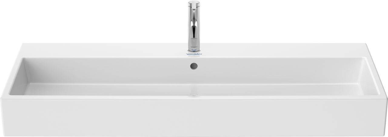 Vero Air furniture washbasin, 1200 x 470mm, with tap hole, with overflow