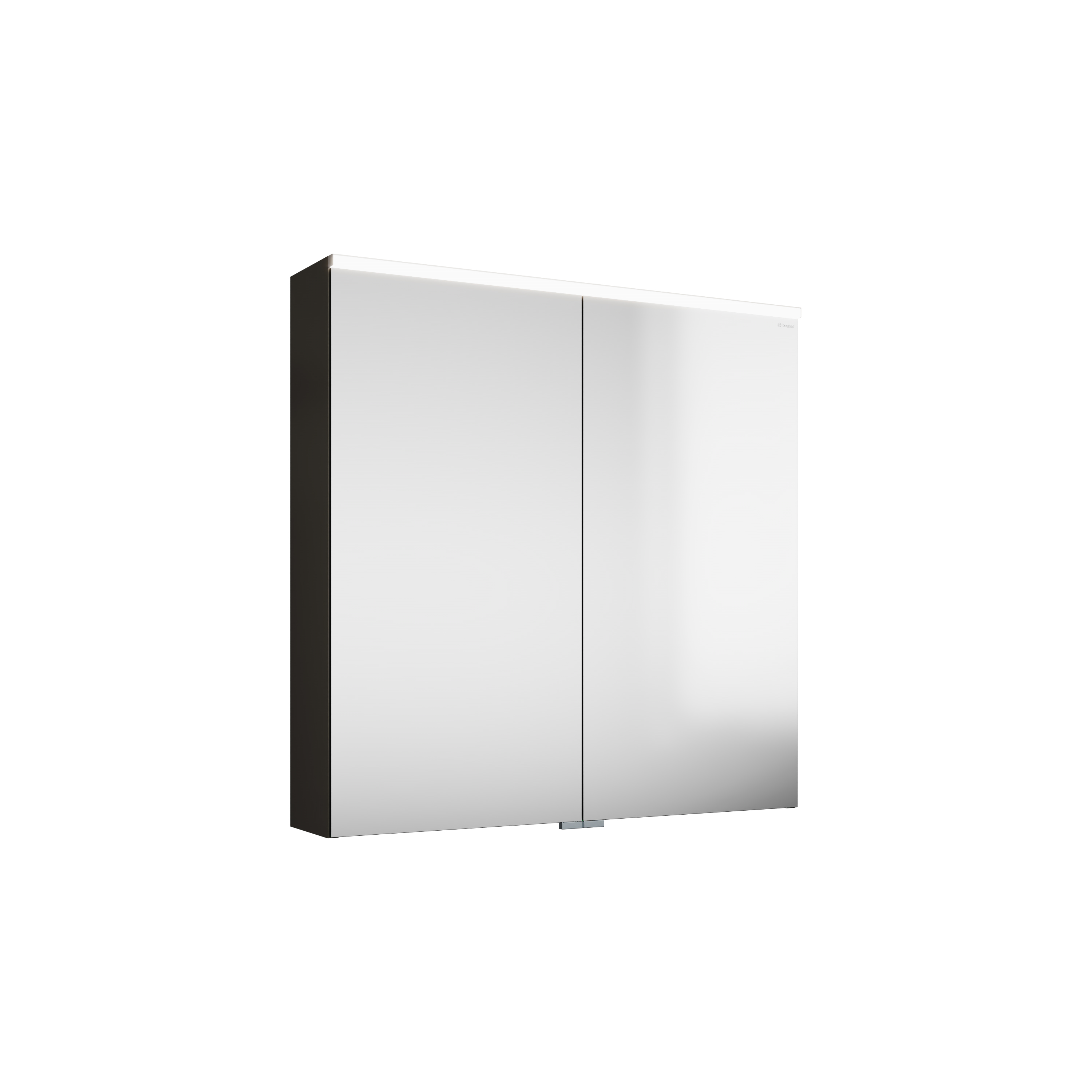 burgbad Eqio Spiegelschrank SPGS080 800x800x170 Grau Hochglanz