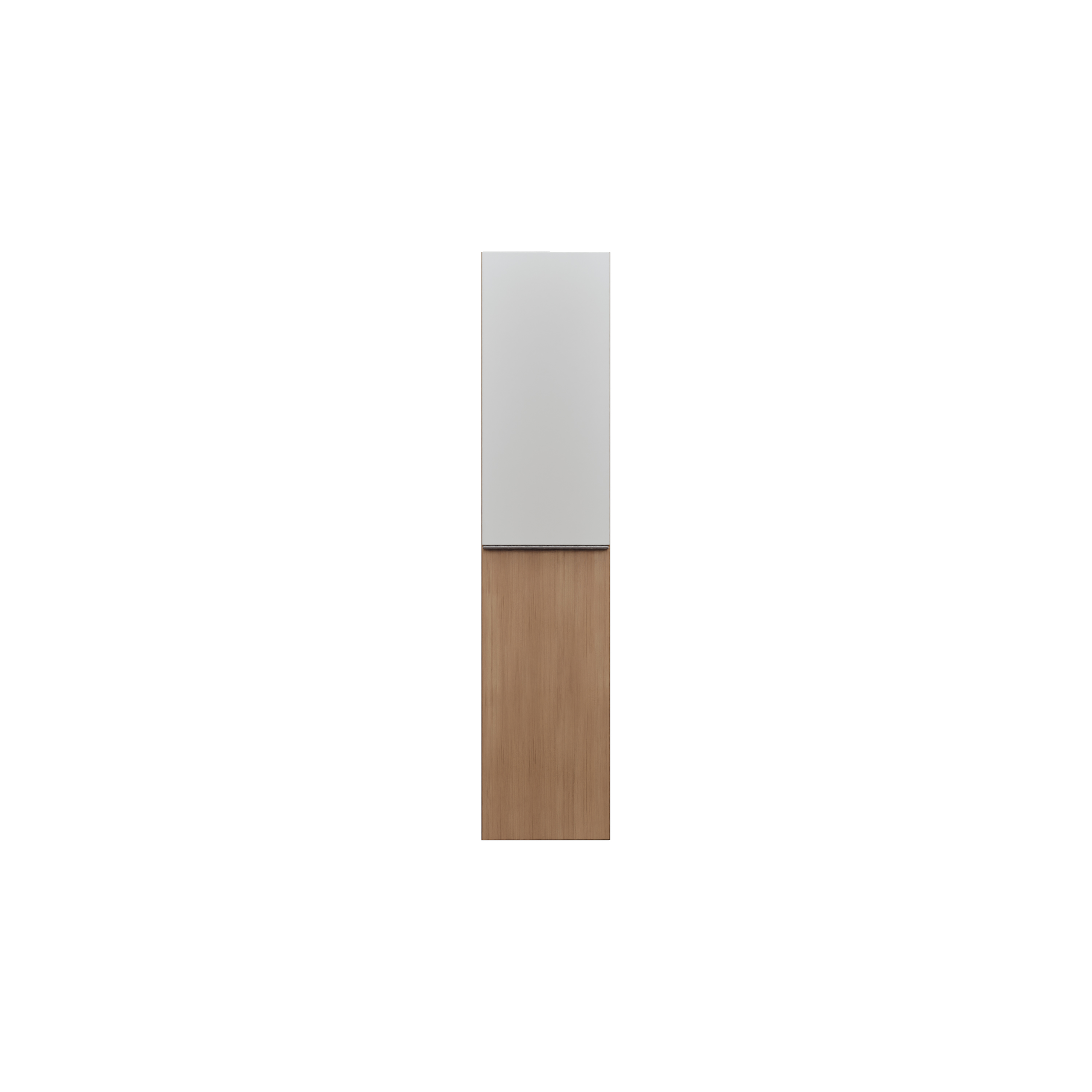 burgbad Fiumo 2.0 Hochschrank Tectona Dekor Zimt, Griff Chrom G0146