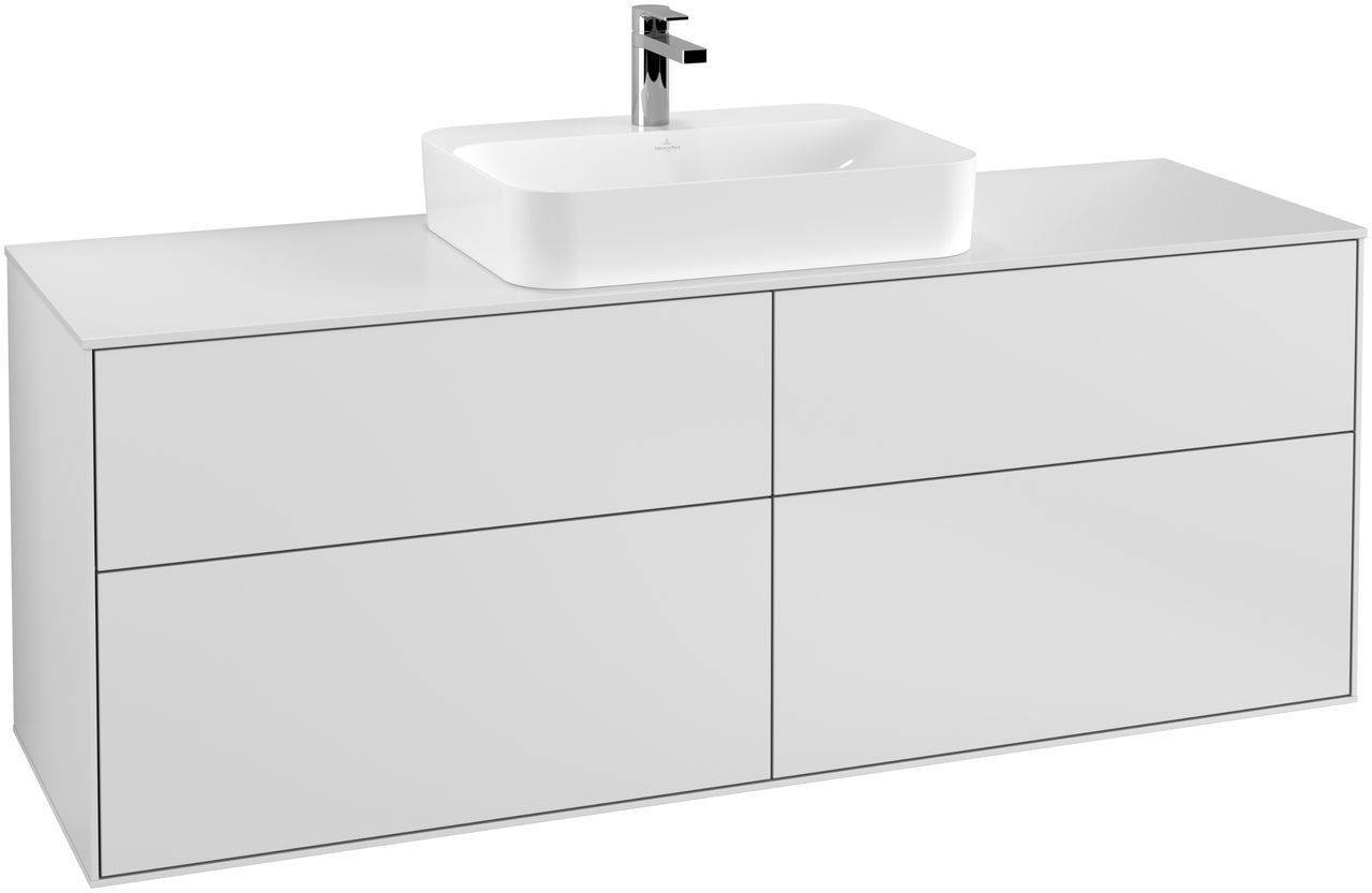 Villeroy & Boch Finion Waschtischunterschrank 1600 x 603 x 501mm, Abdeckplatte weiß matt