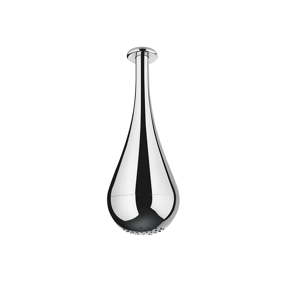Gessi Goccia Kopfbrause 387mm, Messing antik