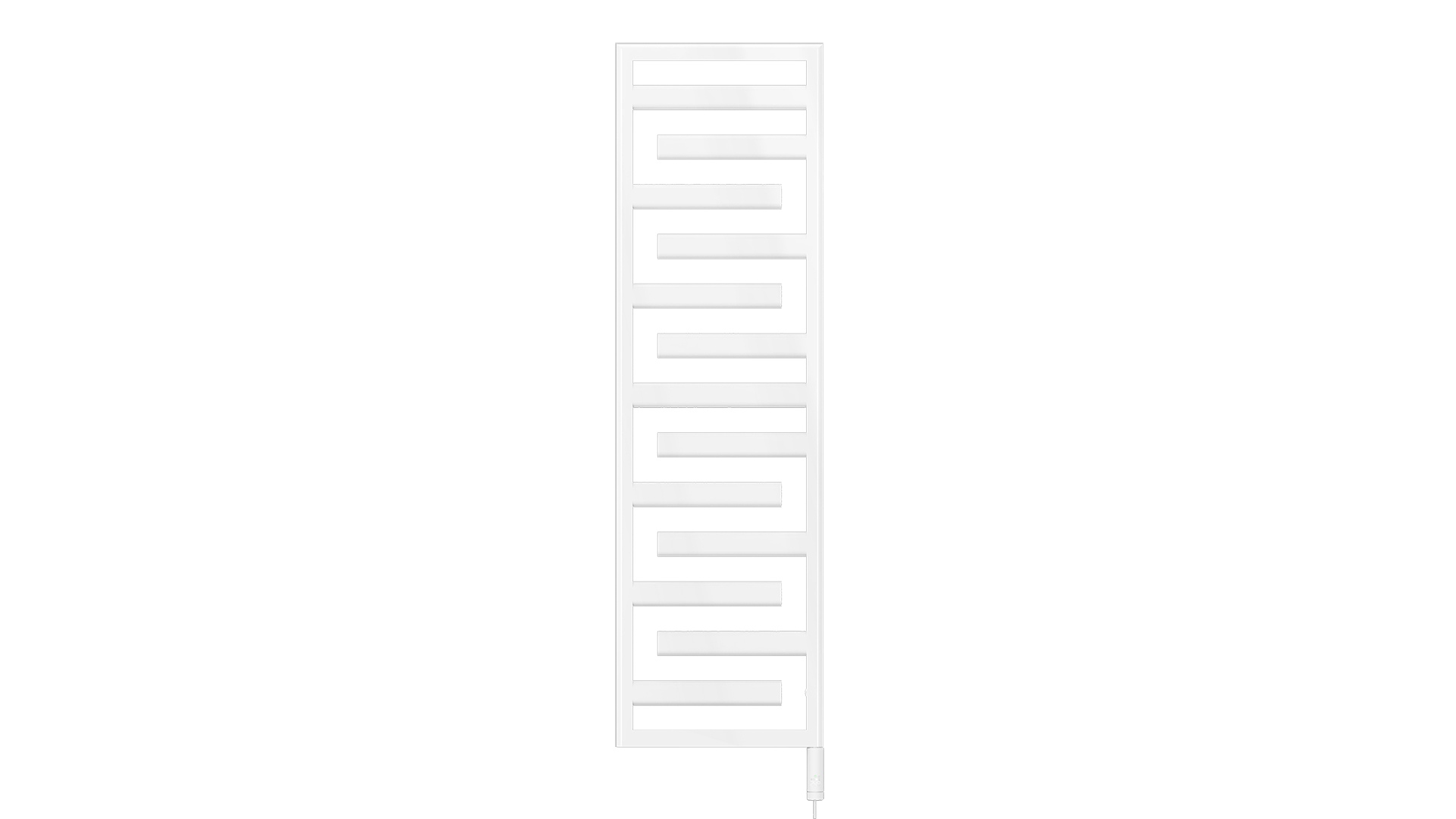 Tetris bathroom radiator for electrical connection, with heating element IHC