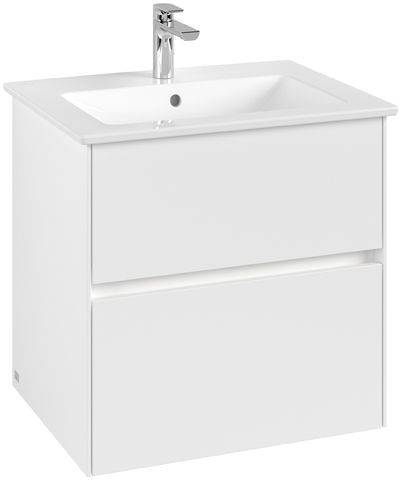 Villeroy & Boch Collaro Waschtischunterschrank 611 x 480 x 610mm, mit LED Beleuchtung
