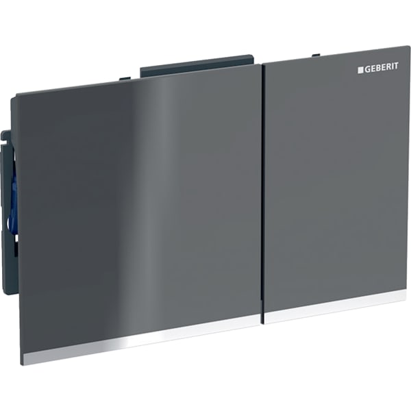 Geberit Sigma 60 WC-Betätigungsplatte für 2-Mengen-Spülung lava / verspiegelt