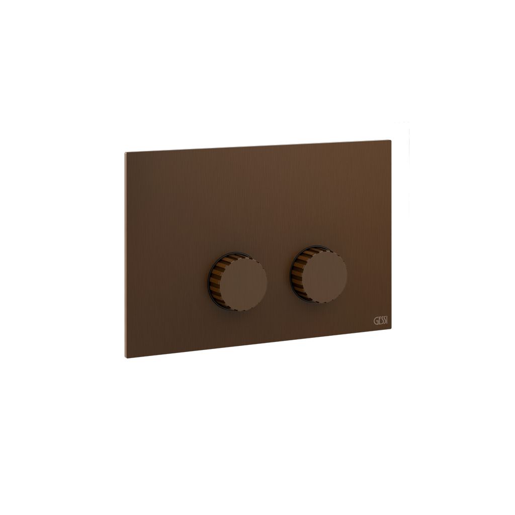 Gessi Incastri WC-Betätigungsplatte für TECE, dark bronze