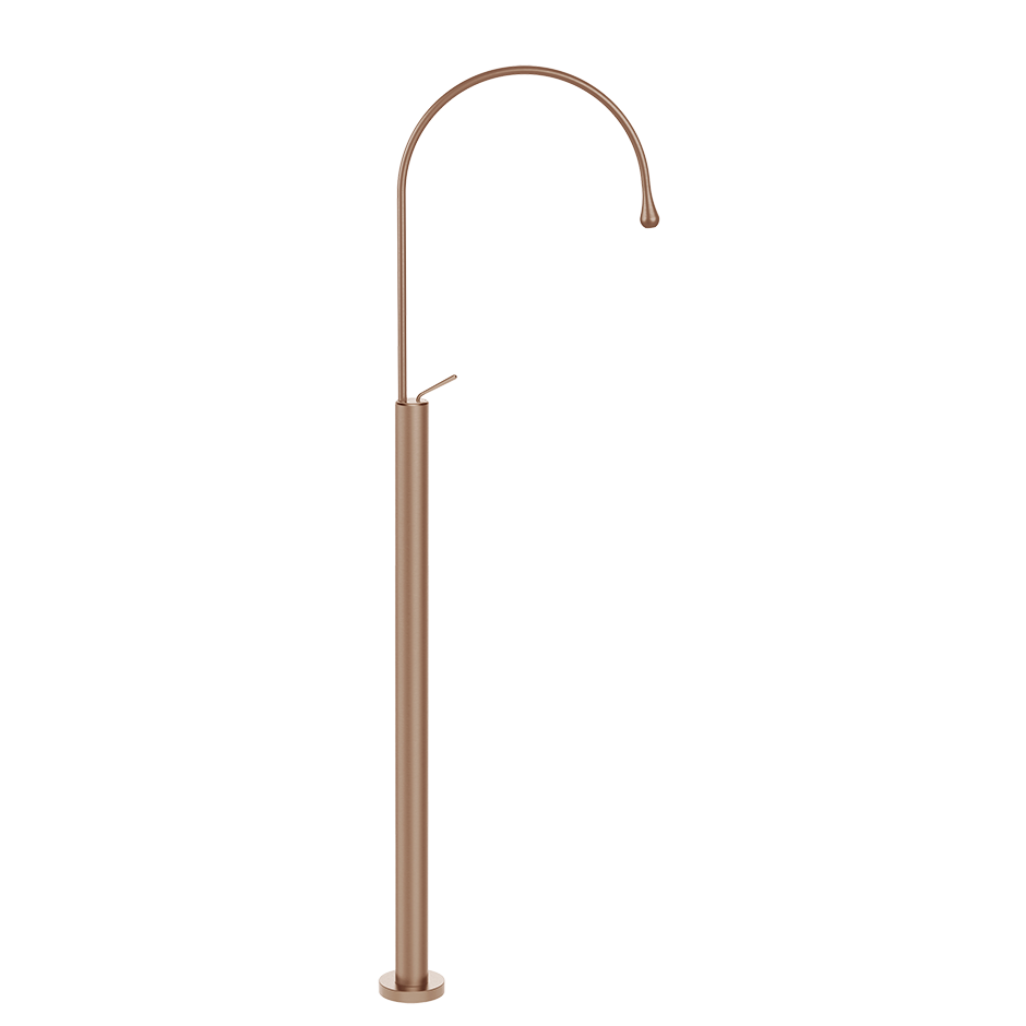 Gessi Goccia freistehende Waschtischarmatur mit 387mm Ausladung