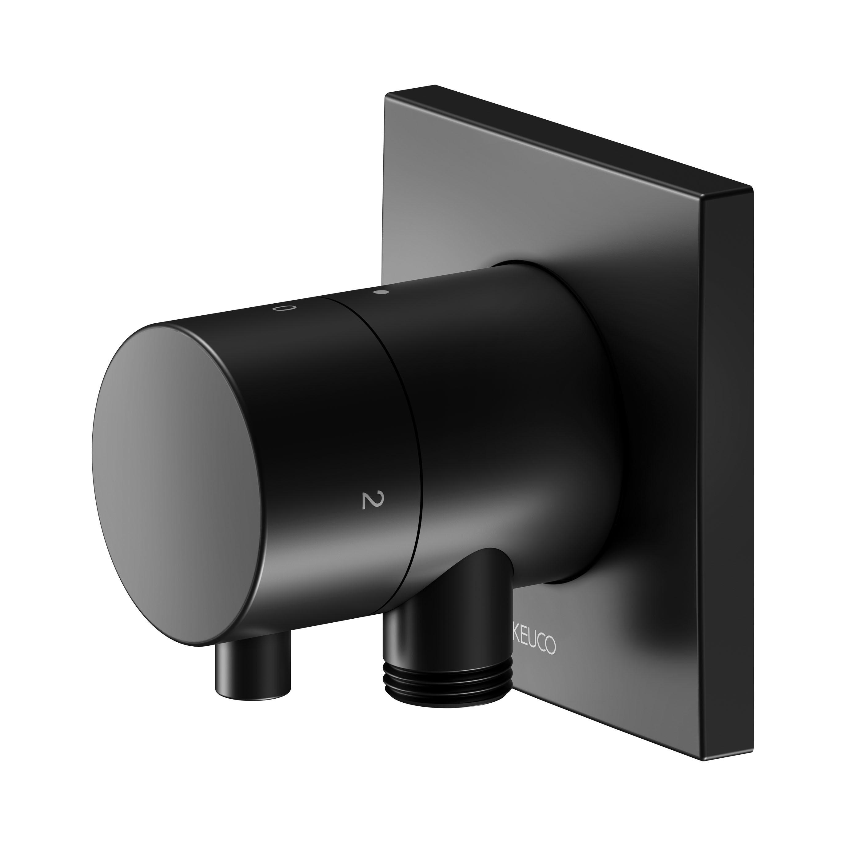 59653370802_08 IXMO Duschsystem, Thermostatarmatur für 2 Verbraucher, Kopfbrause, eckig