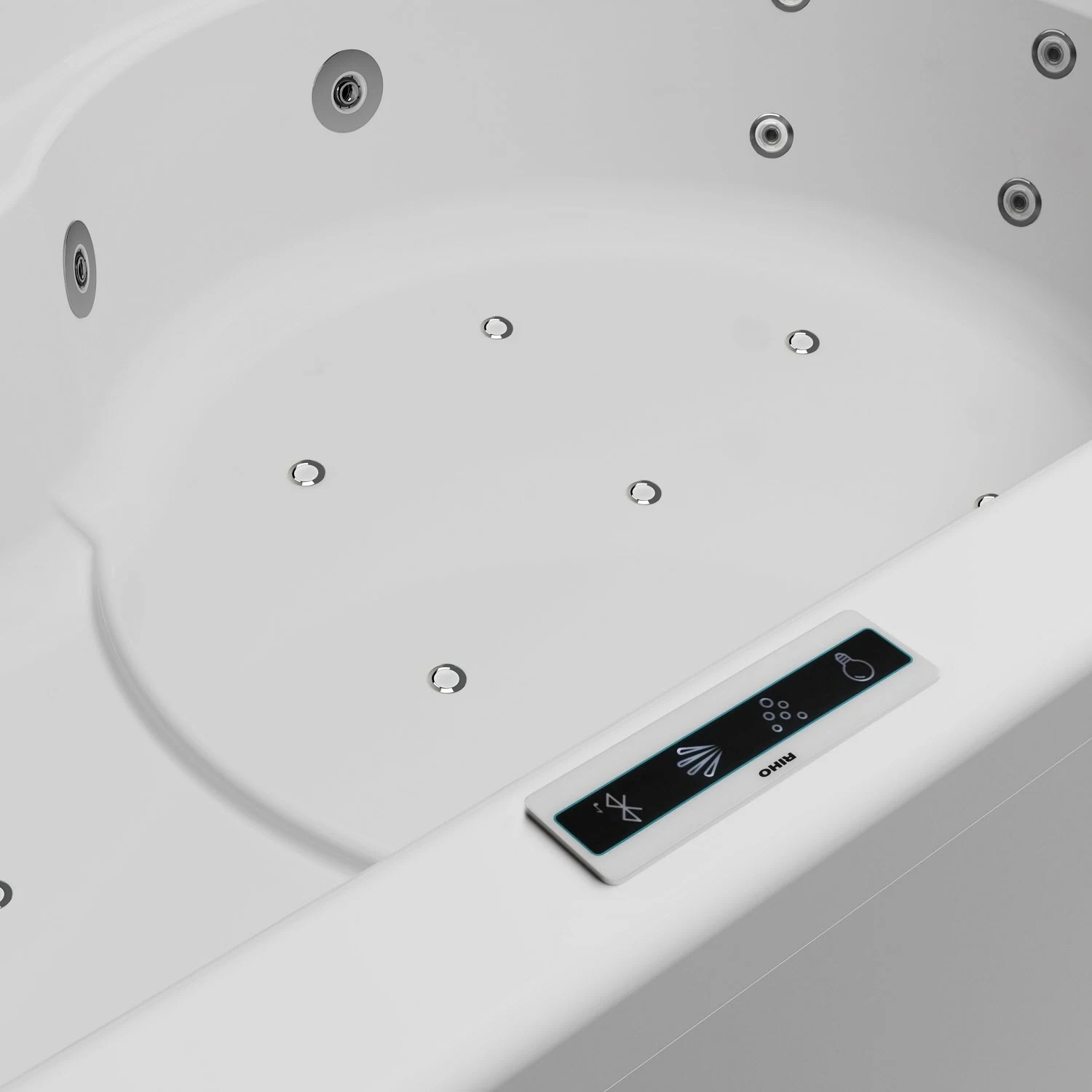 Yukon Easypool 3.1 Whirlwanne, Ausführung links, 160 x 90cm, Touchbedienung
