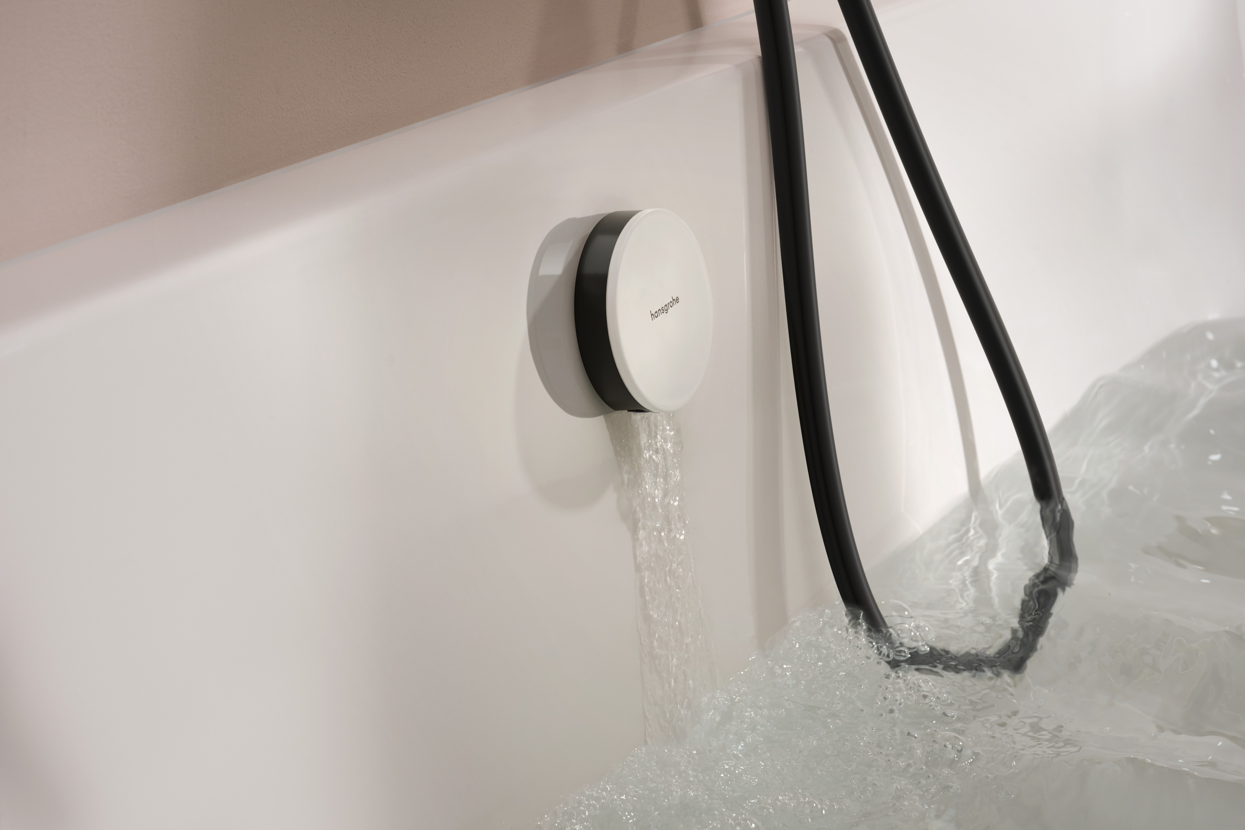 Hansgrohe Exafill Fertigset Wanneneinlauf, Ab- und Überlaufgarnitur für Badewanne
