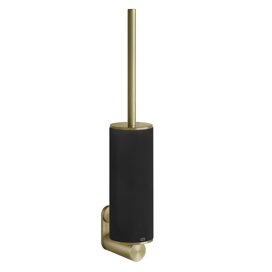 Gessi 316Accessoires WC-Bürstengarnitur Wandmodell, Glas dunkel