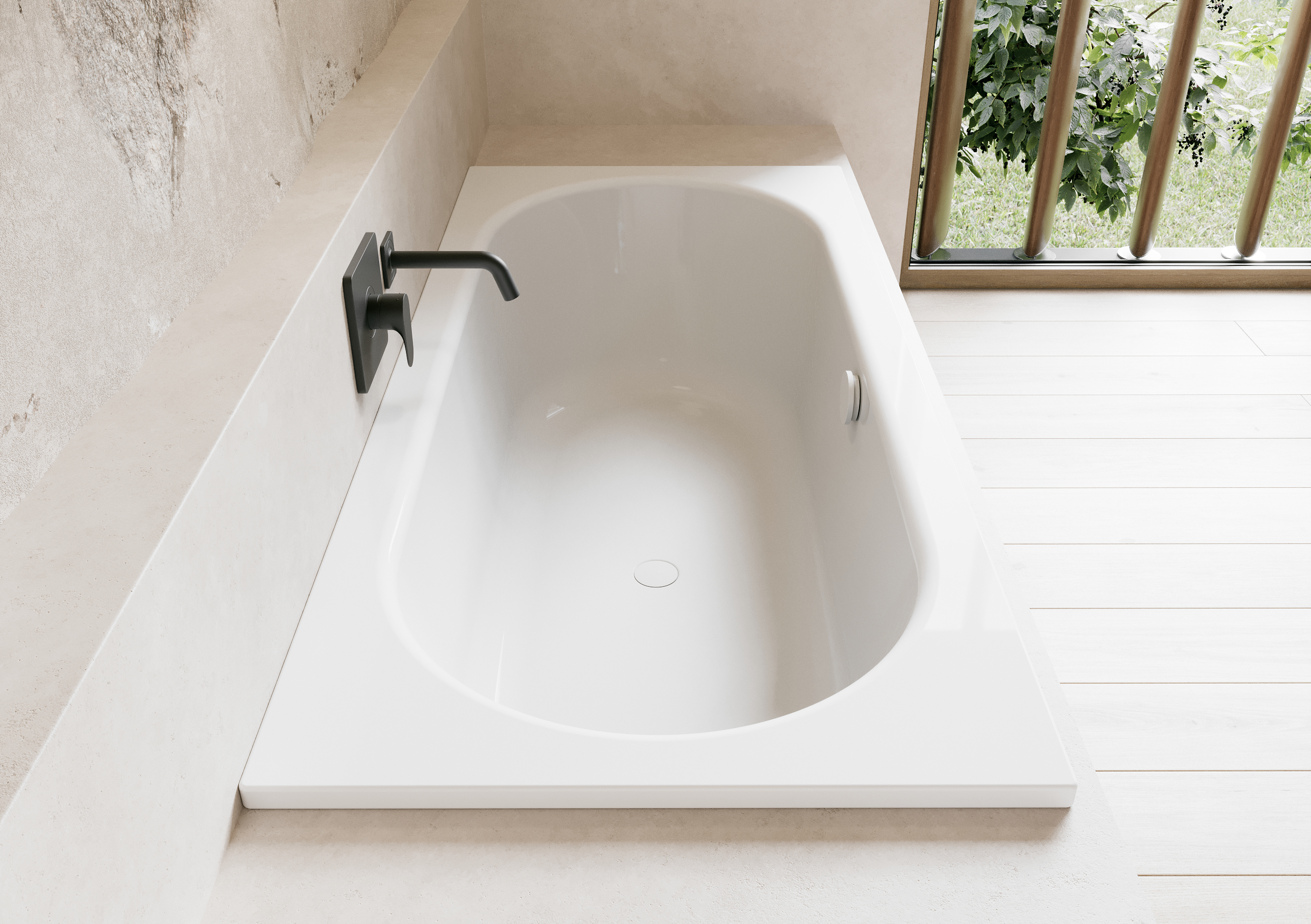 Starlet rectangular bathtub