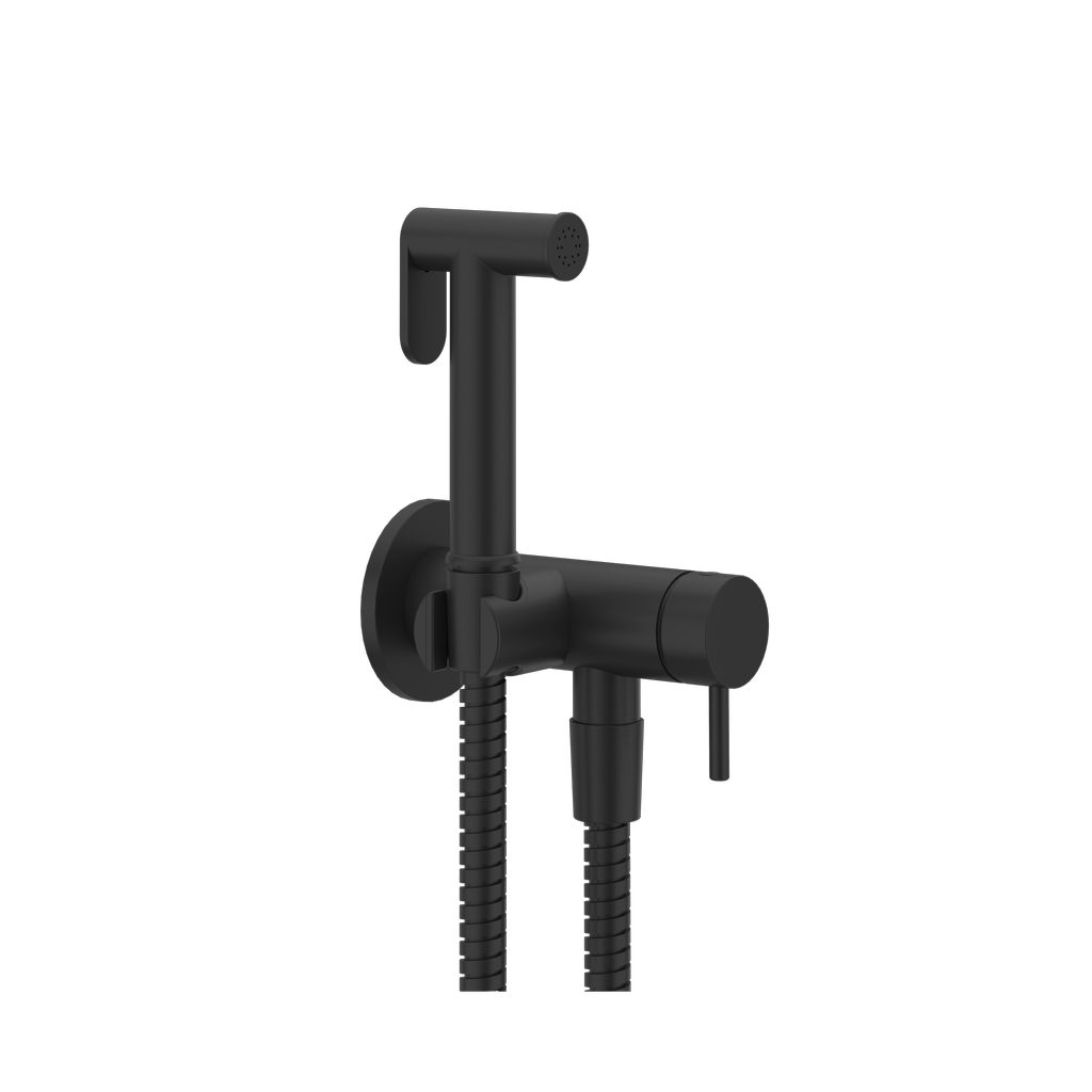 Gessi Vetaglio Bidet-Brause-Set schwarz matt