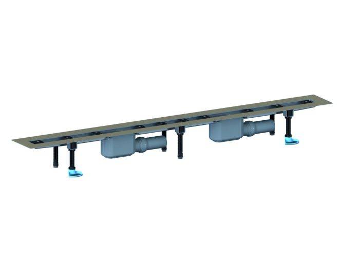 Dallmer Duschrinne CeraLine F Duo 1500/1600/600mm
