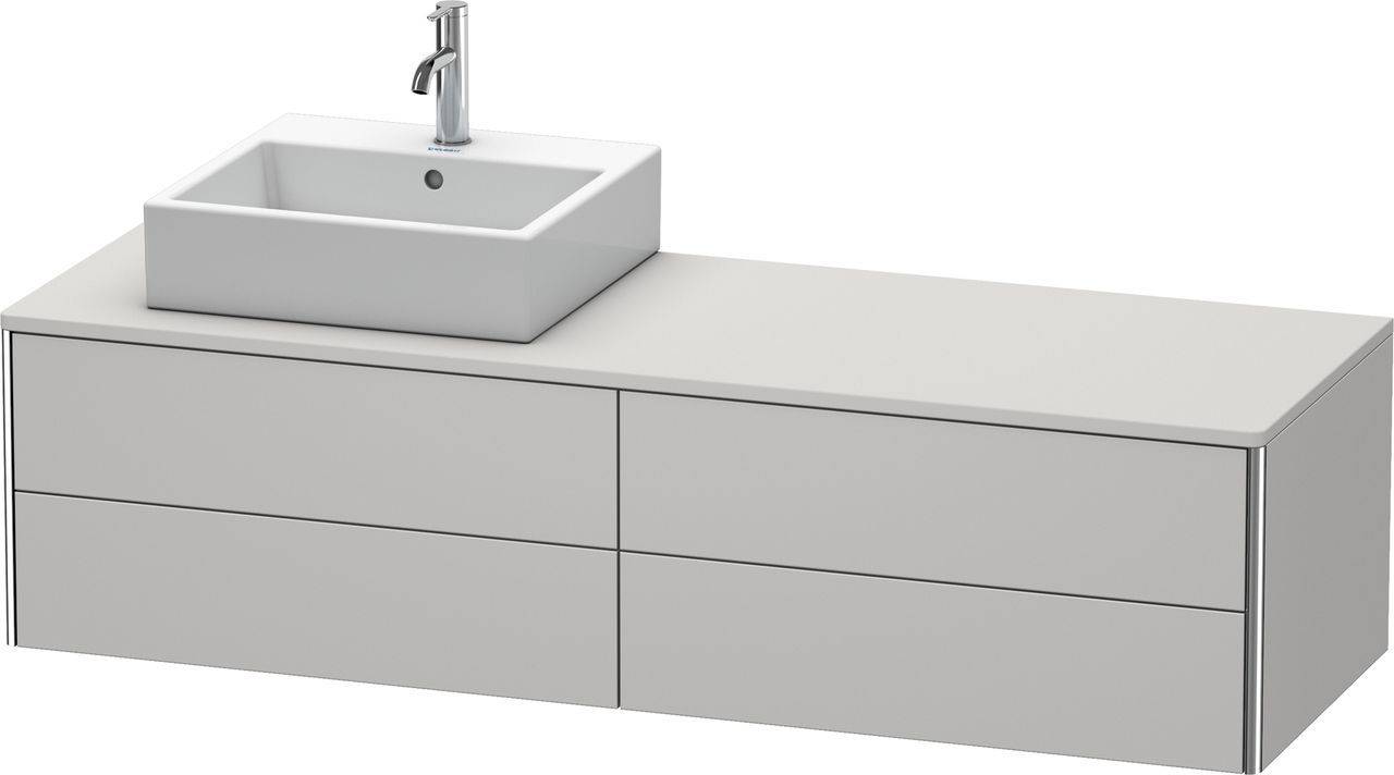 Duravit XSquare Waschtischunterbau wandhängend XS4914, 4 Schubkästen, 1600 x 548mm