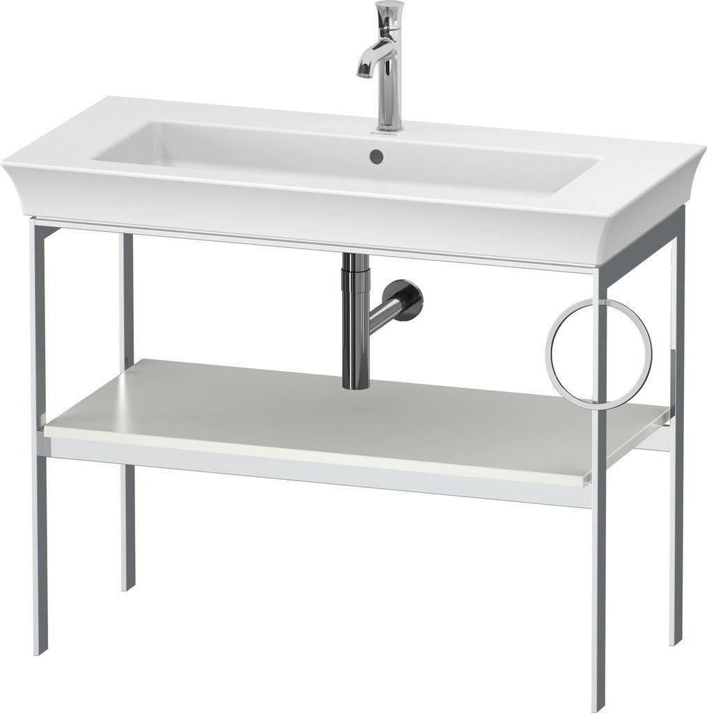 Duravit White Tulip Metallkonsole, bodenstehend, 984 x 450mm