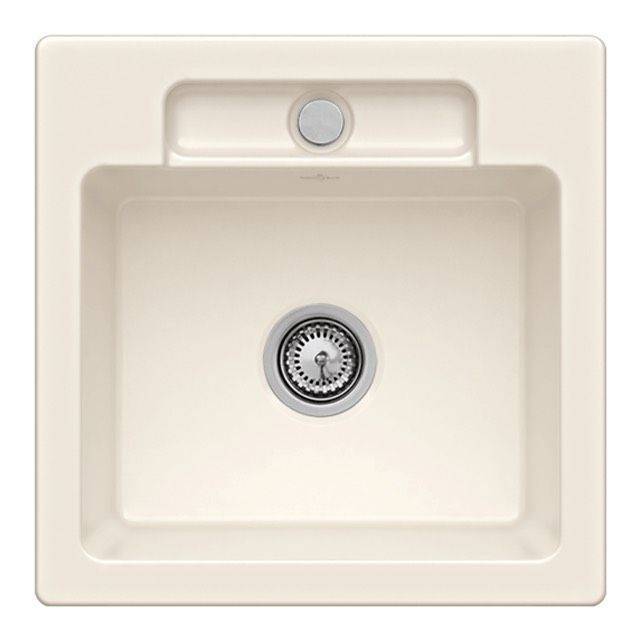 Siluet 50 S Küchenspüle, mit Ablaufgarnitur mit Excenterbetätigung, 510 x 510mm