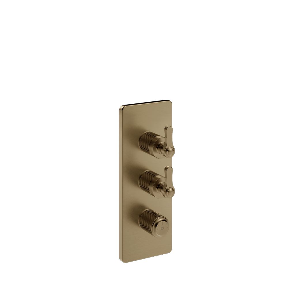Gessi Venti20 2-Wege Thermostat Deep bronze gebürstet PVD