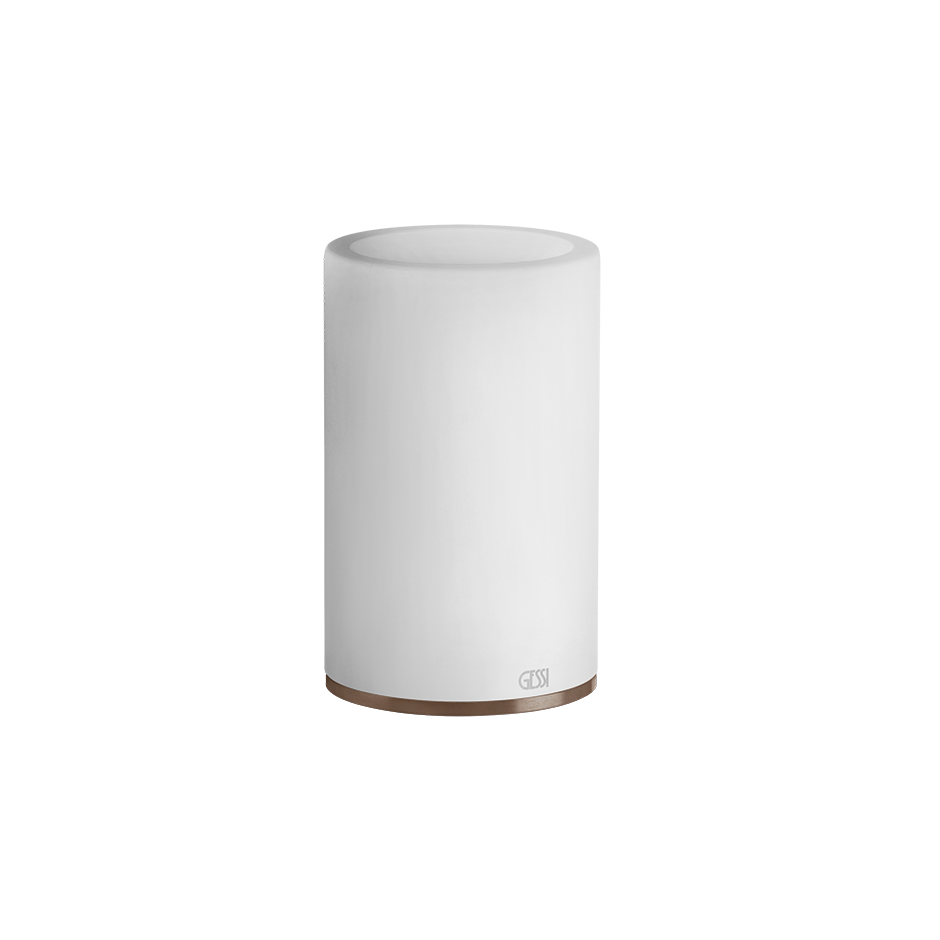 Gessi 316Accessoires Stand-Becher Glas hell