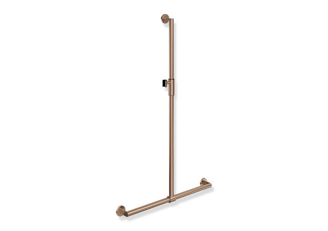 HEWI System 900 Duschhandlauf 1250 x 765 mm, Ø32, Magnetbrausehalter