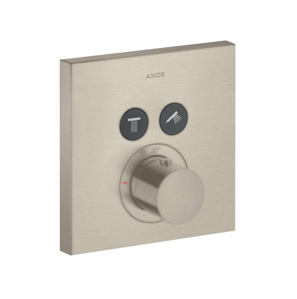 ShowerSelect Square Thermostat Unterputz für 2 Verbraucher