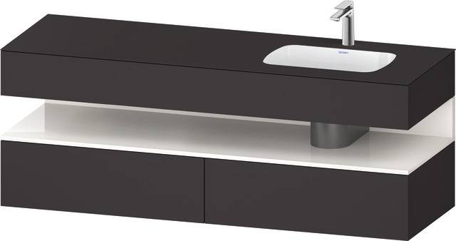 Duravit Collection One Einbauwaschtisch mit Unterbau 1600mm