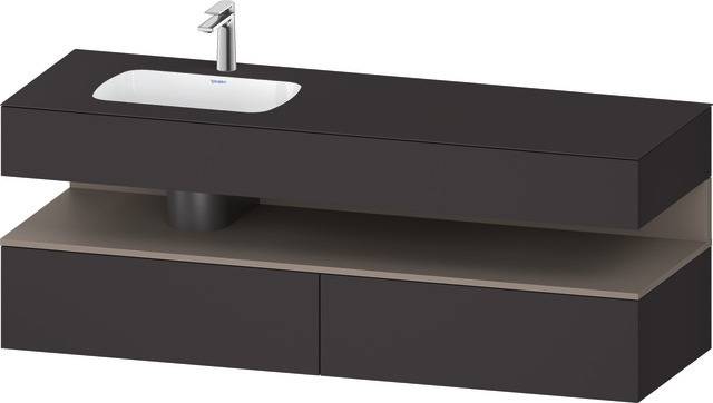Duravit Collection One Einbauwaschtisch mit Unterbau 1600mm