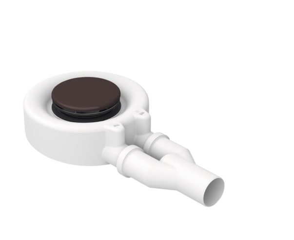 Ablaufgarnitur Scope mit Anti-Rutsch-Pro für glasierten Deckel