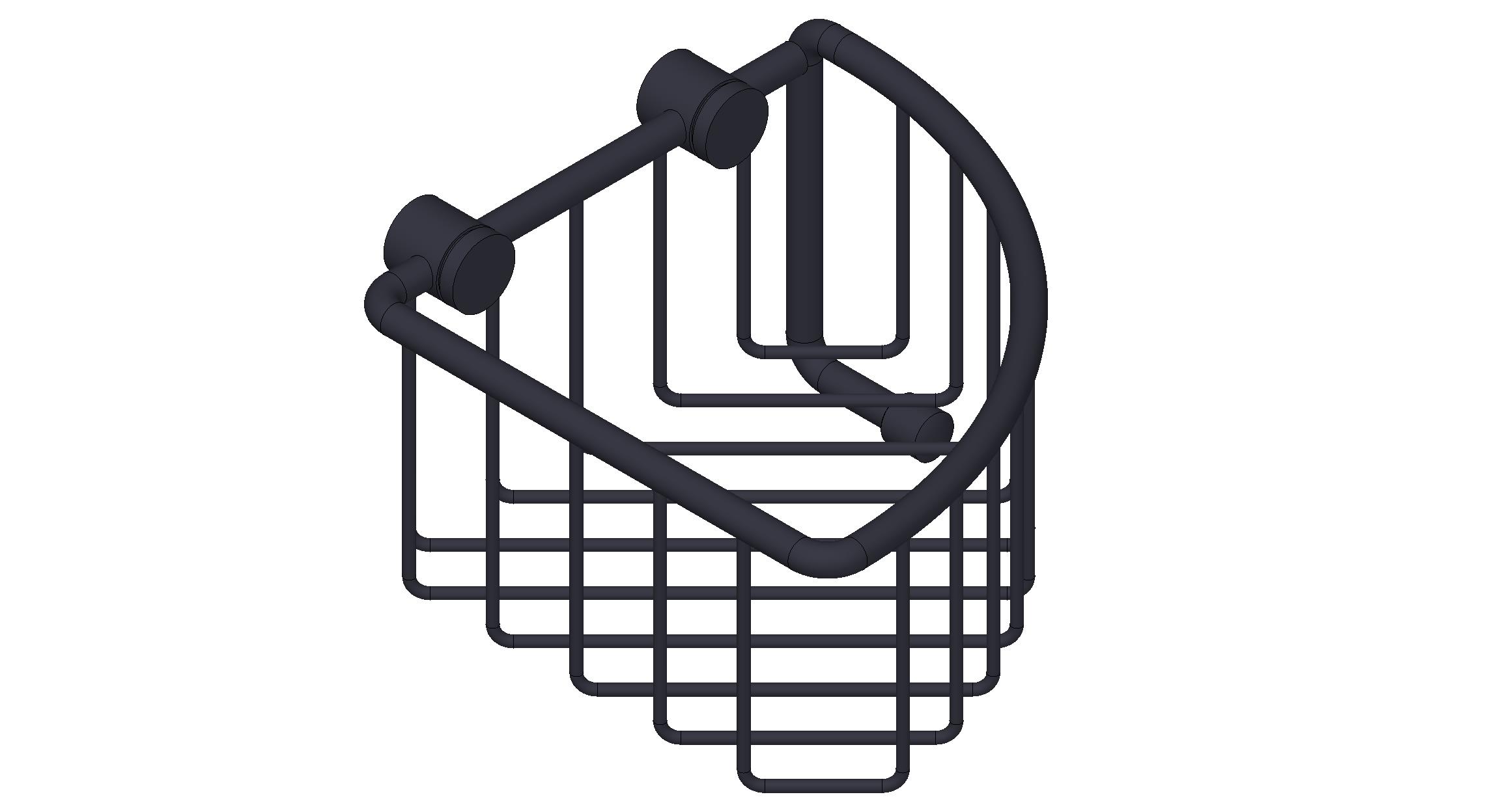 Uni-Set Eckmodell Duschkorb