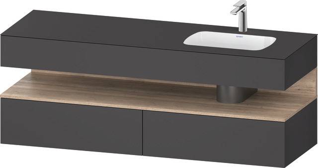 Duravit Collection One Einbauwaschtisch mit Unterbau 1600mm