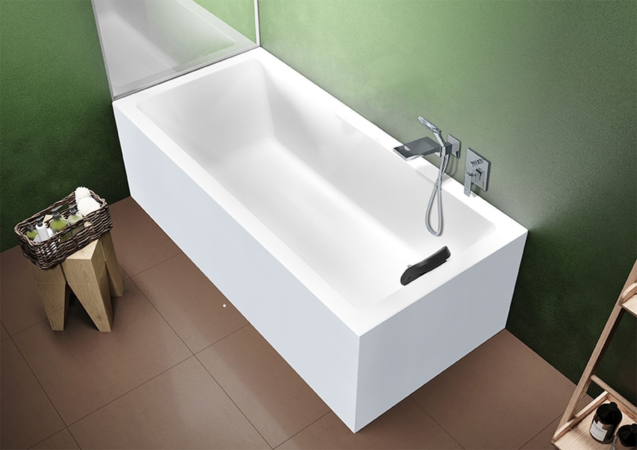 Rethink Cubic Plug & Play Badewanne 160 x 70cm Ausführung rechts