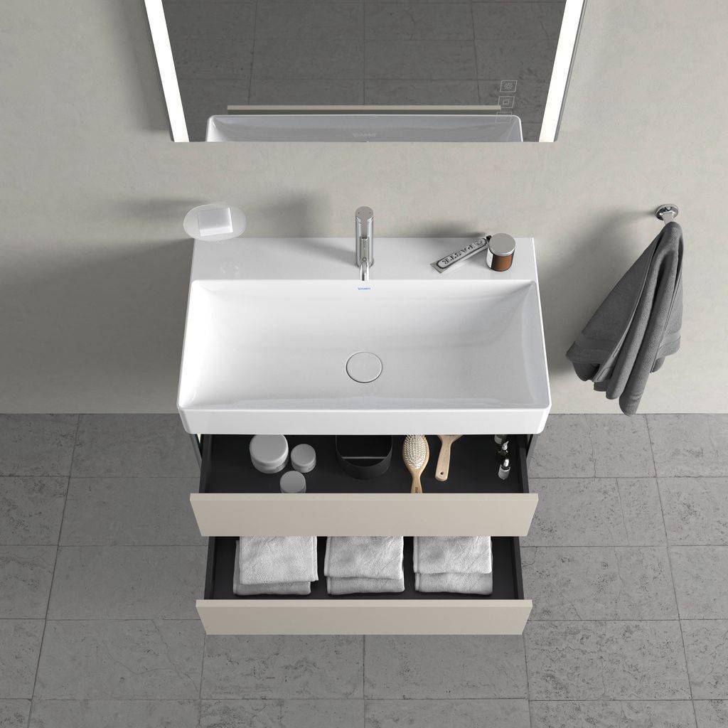 XSquare Waschtischunterbau wandhängend für DuraSquare Waschtisch