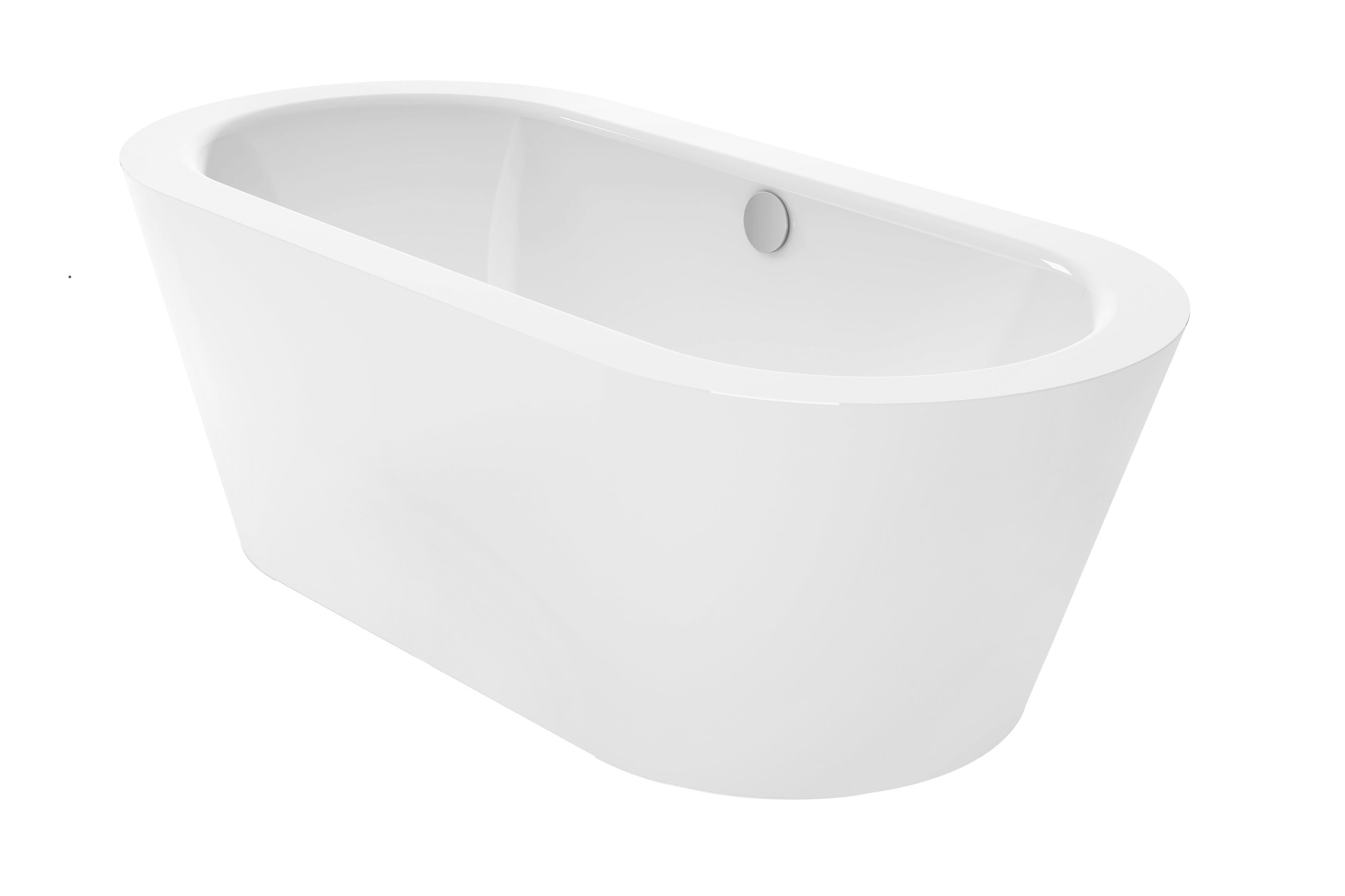 Starlet Oval Silhouette freistehende Badewanne