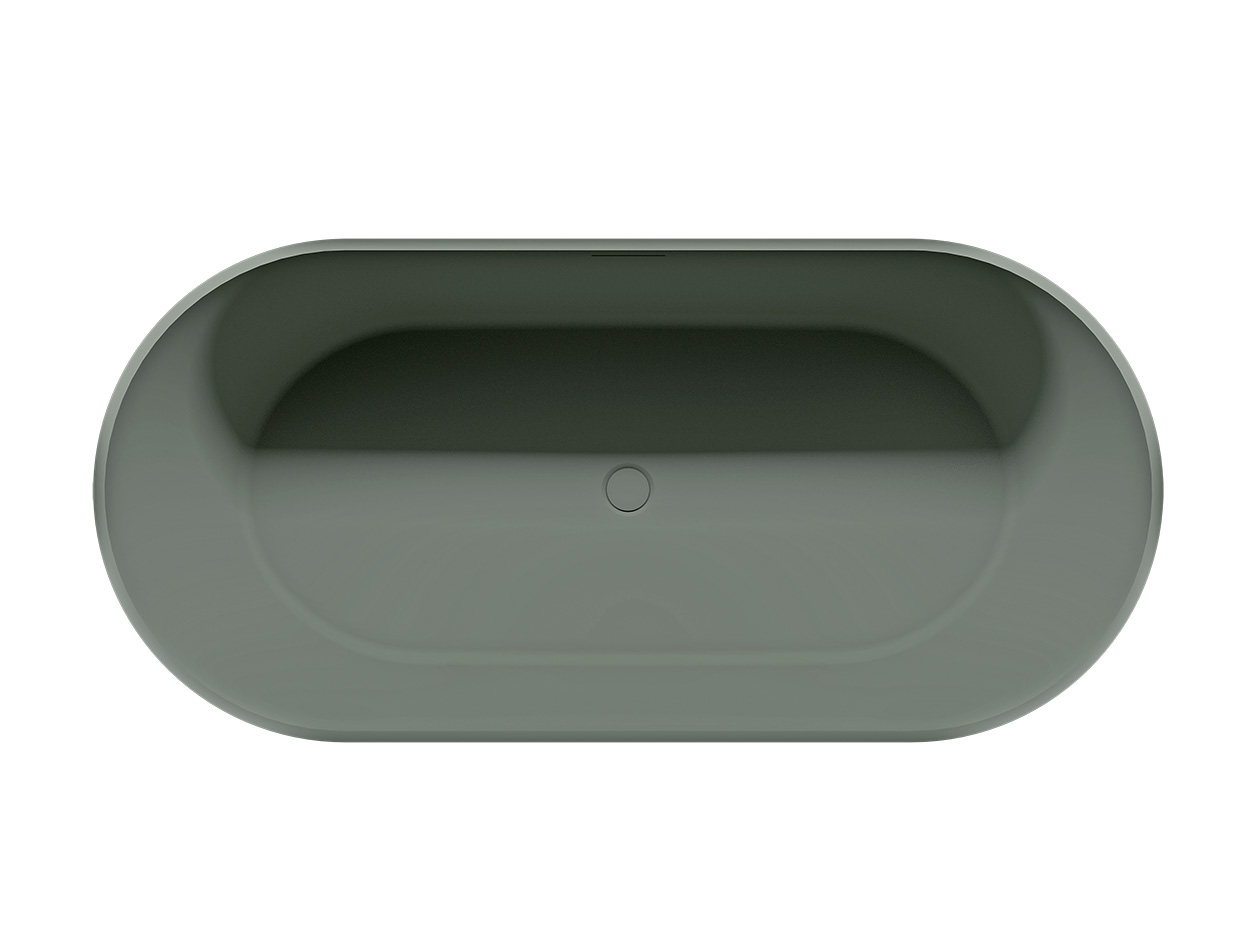 Bilbao 170 Solid Surface freistehende Badewanne 170 x 80 x 55,5cm