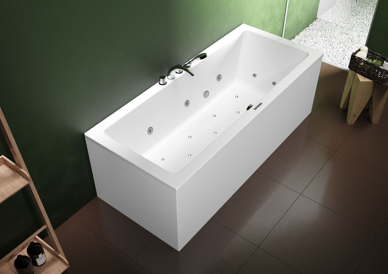 Lusso Easypool 3.1 Whirlwanne 180 x 80cm, Touchbedienung