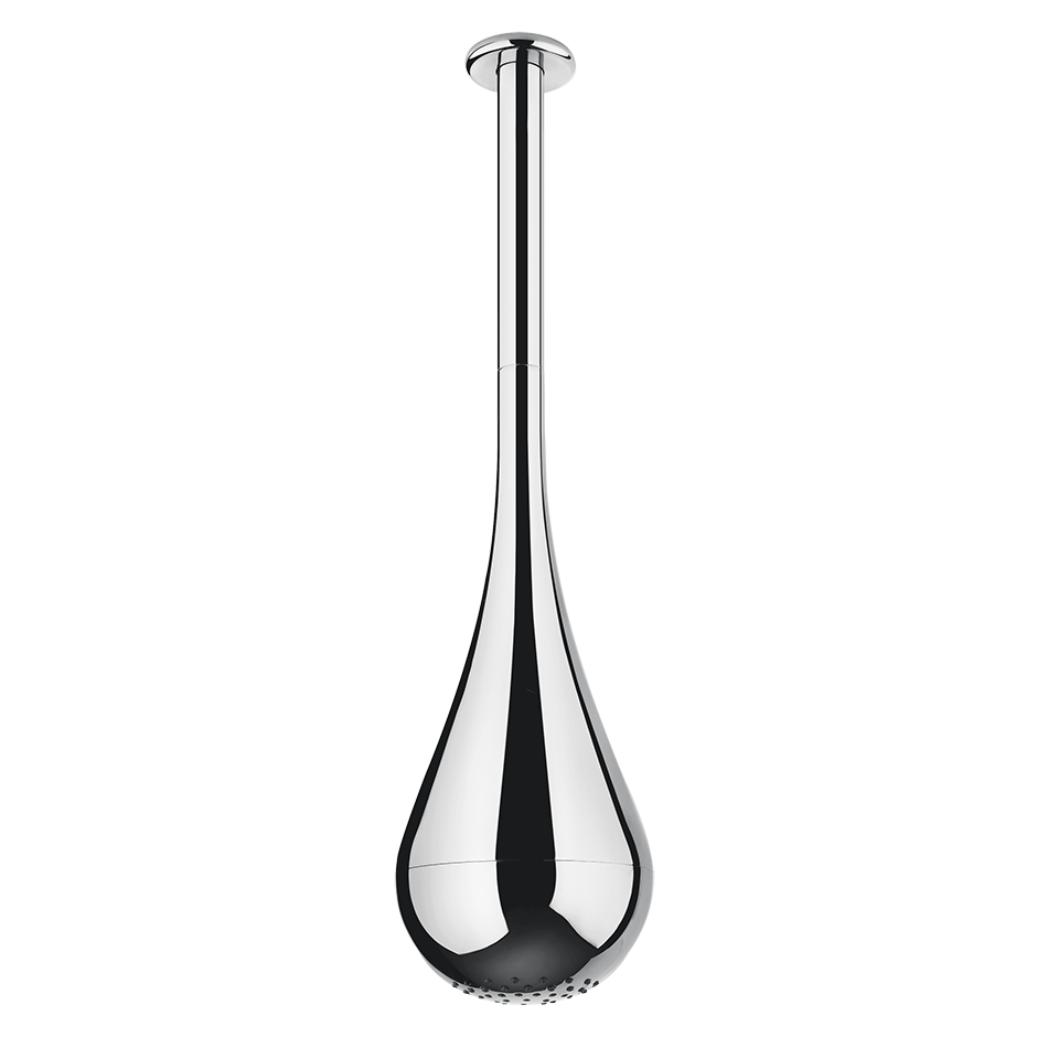 Gessi Goccia Kopfbrause 598mm, Metall schwarz