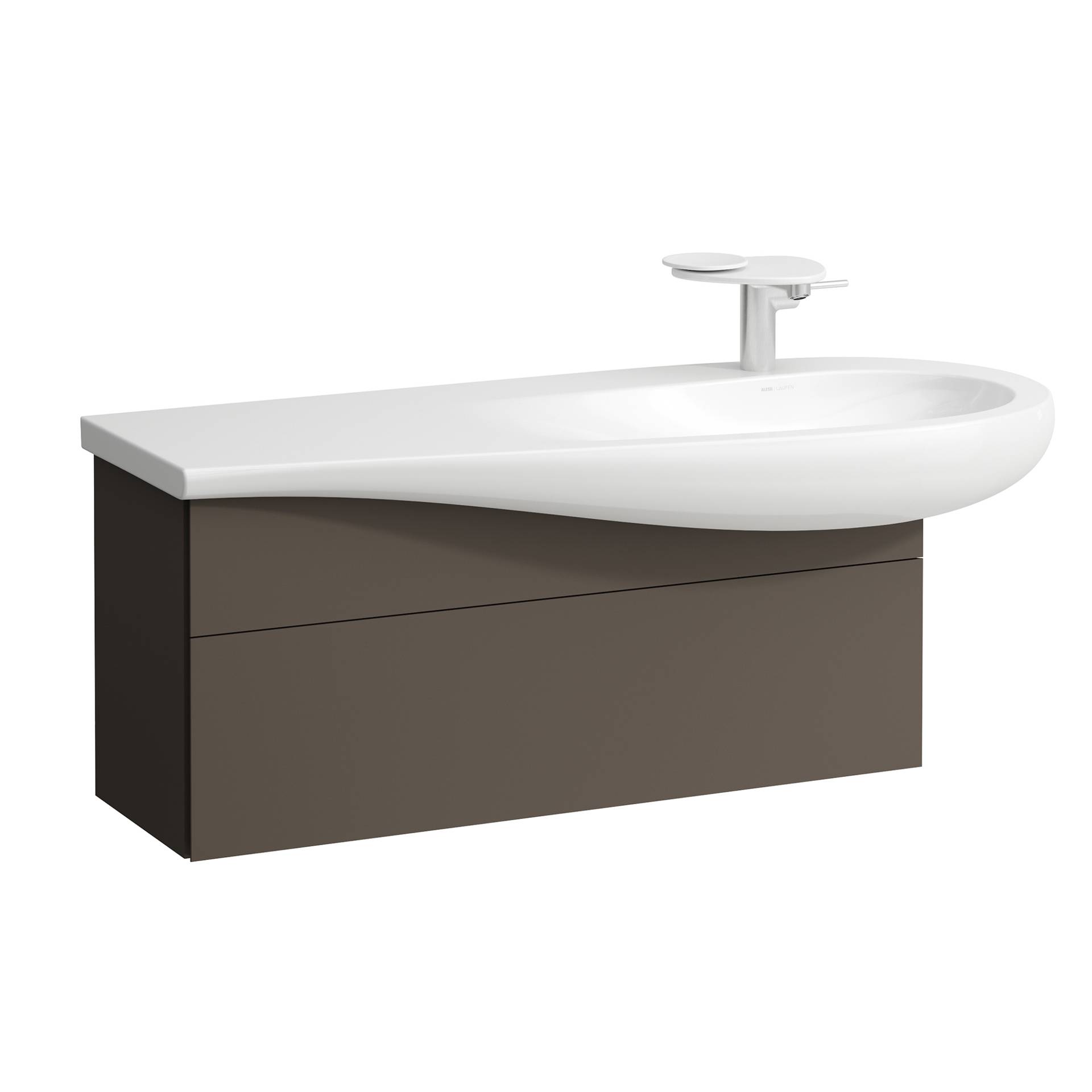 LAUFEN IlbagnoAlessi Waschtischunterschrank 99,5cm Dunkelbraun