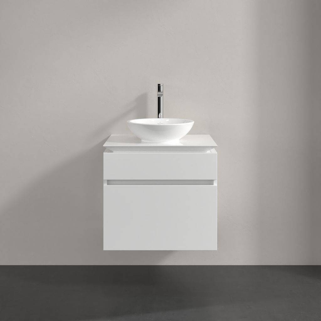 B56800DH_01 Legato Waschtischunterschrank 600x550x500 mit 2 Auszügen