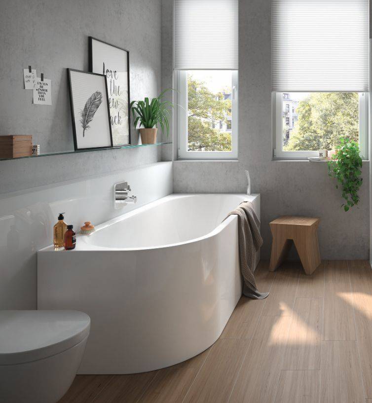 Kaldewei Meisterstück Centro Duo 1 Links Vorwand-Badewanne 1800 x 800 x 460mm