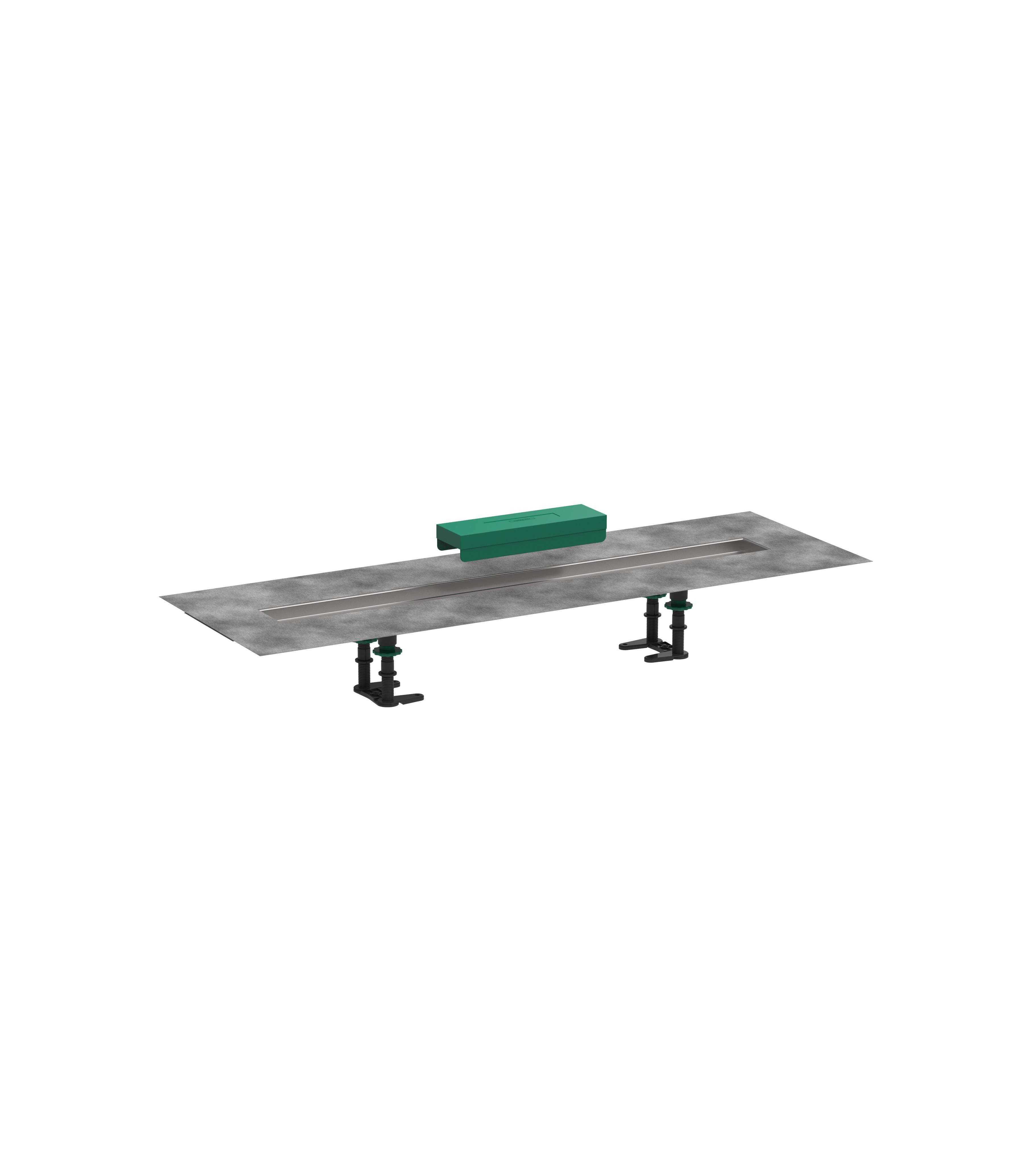 RainDrain uBox universal Installationsset 80cm für Duschrinnen