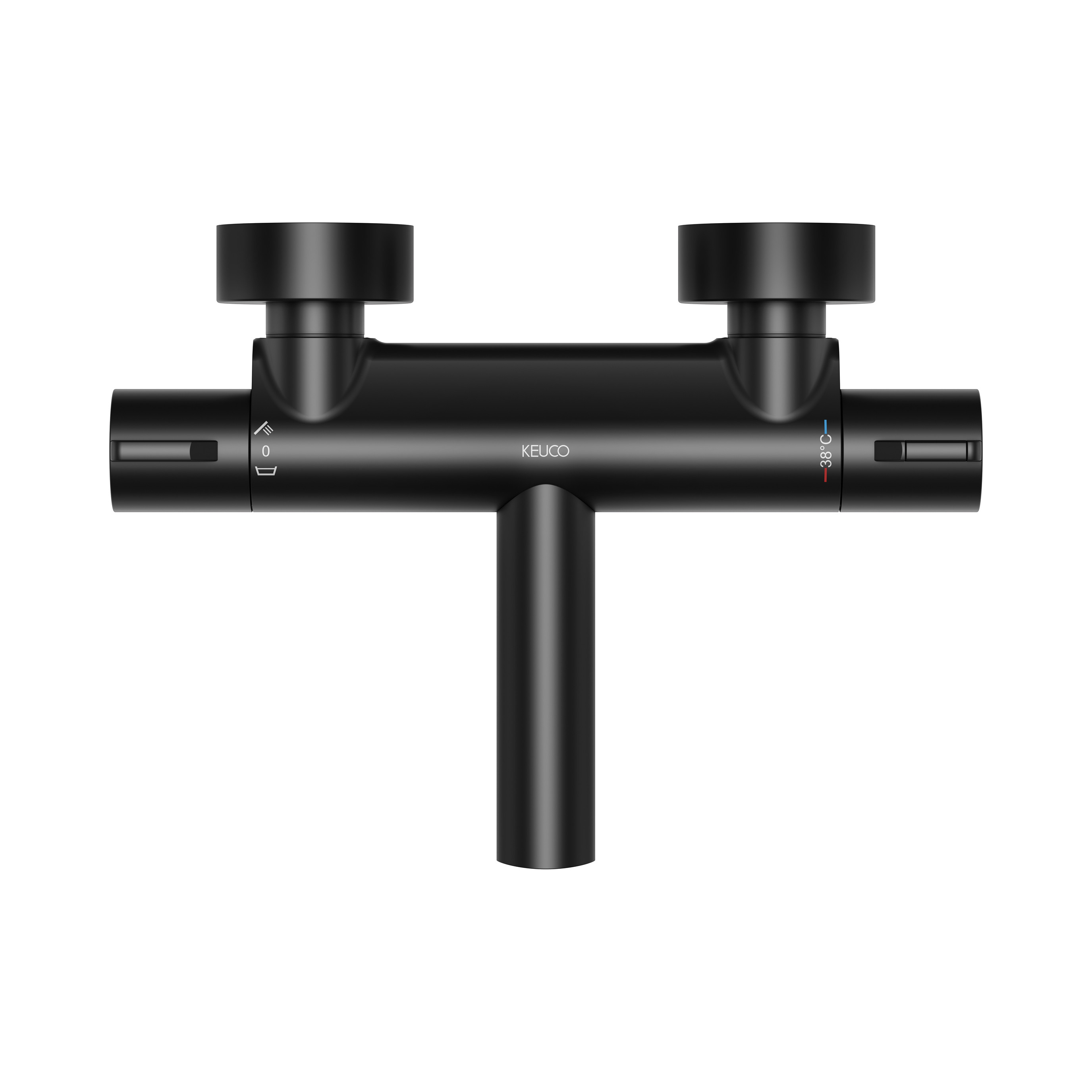 PLAN blue Thermostat-Wannenarmatur Aufputz
